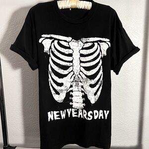 ☠️ New Years Day Skeleton Tshirt ☠️